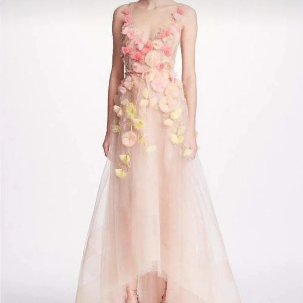 slim fit dress slacks Marchesa Notte Off-The-Shoulder Cocktail Dress main image 1